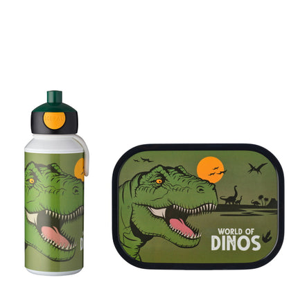 Zestaw obiadowy Campus Butelka do picia + Lunchbox Dino