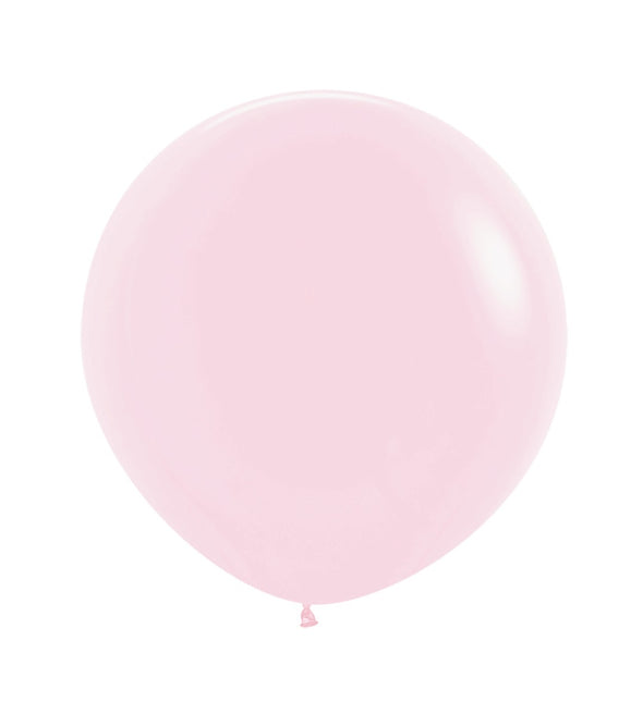 Balony Pastel Matte Pink 61cm 10szt