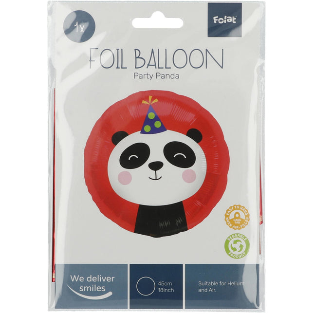 Balon helowy Panda pusty 45 cm