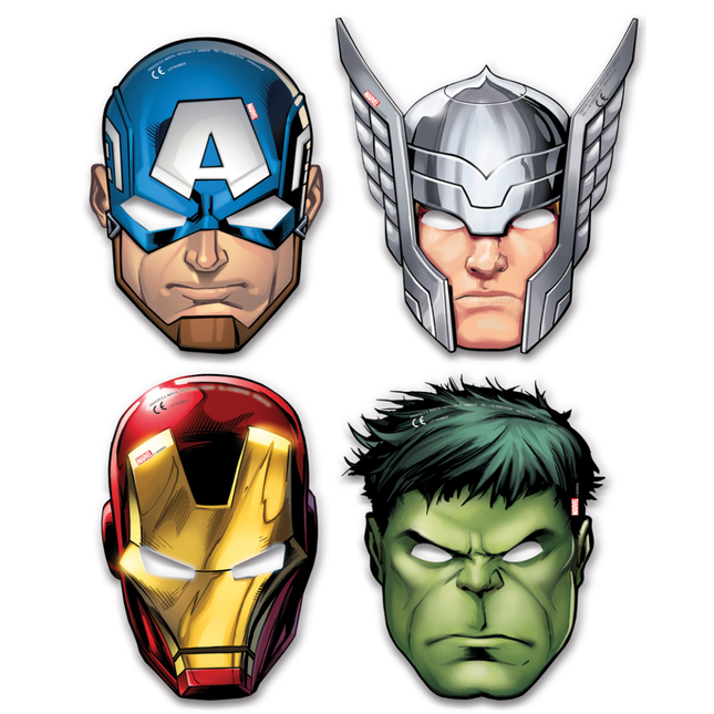 Maski Avengers Mighty 6 szt.