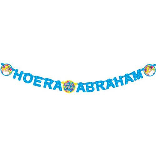 Abraham Letter Garland Blue 1.7m