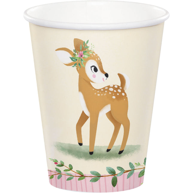 Kubki Deer 256ml 8szt