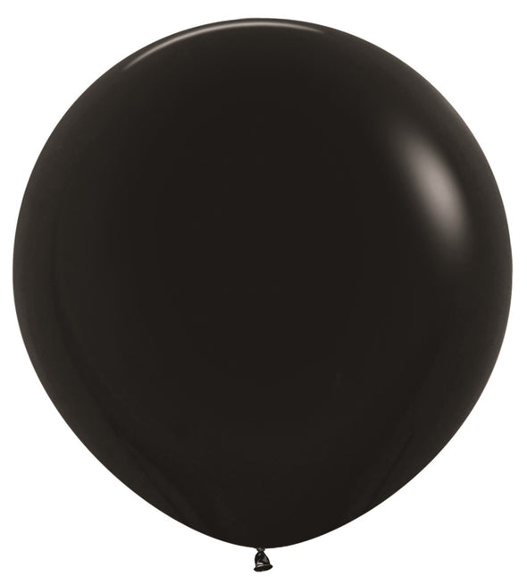 Balony czarne 91cm 10szt