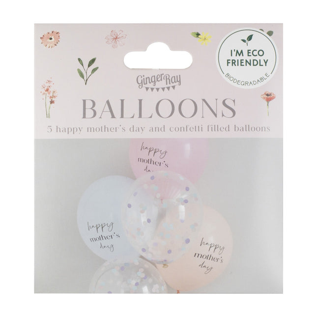 Balony na Dzień Matki 30cm 5szt