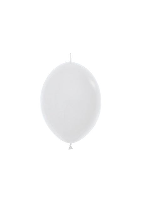 Balony białe 15cm 50szt