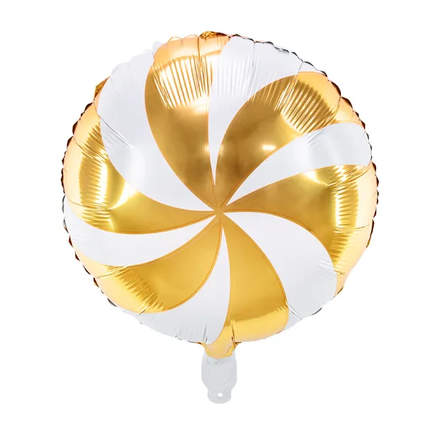 Balon helowy Candy Gold Biały Pusty 35cm