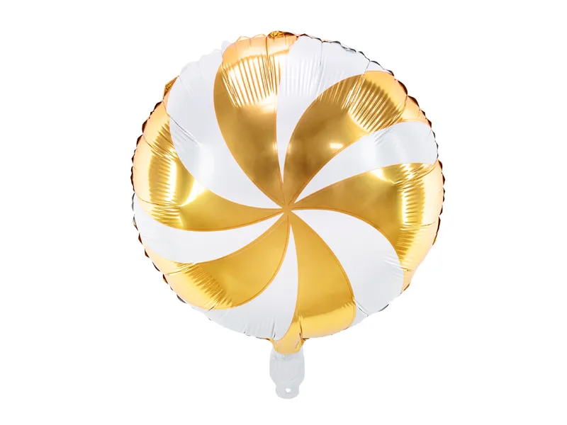 Balon helowy Candy Gold Biały Pusty 35cm