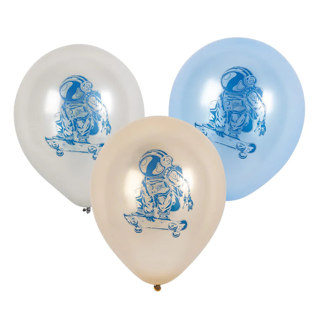 Balony kosmiczne dwustronne 25cm 6szt