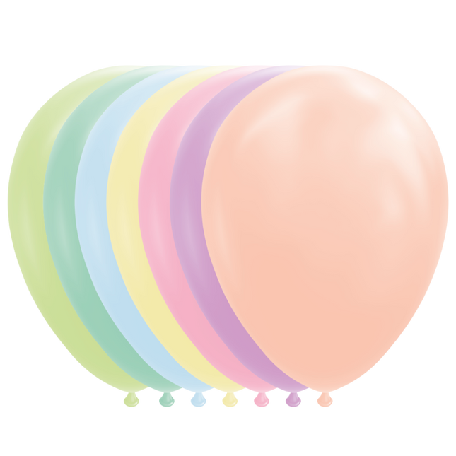 Balony kolorowe Pastel Macaron 30cm 100szt