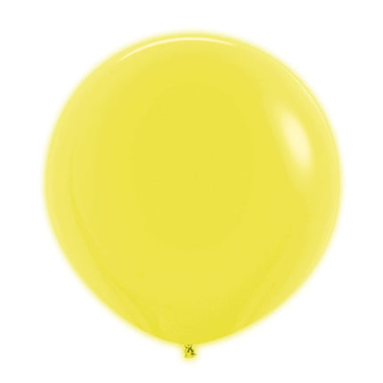 Balony Neon Żółty 61cm 10szt