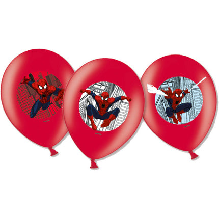 Balony do dekoracji Spiderman 28cm 6szt.