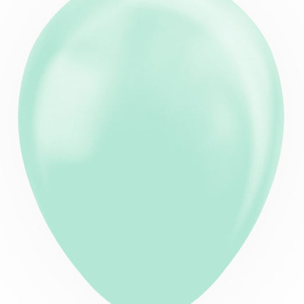 Miętowe zielone balony Pastel Macaron 30cm 25szt