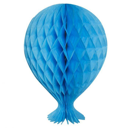 Balon w kształcie plastra miodu jasnoniebieski 37 cm