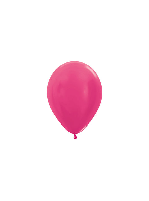 Balony Metallic Fuchsia 12cm 50szt