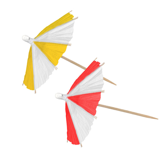 Patyczki koktajlowe Parasol 10cm 10szt