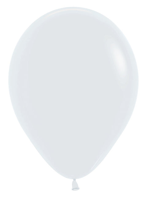 Balony białe 30cm 12szt