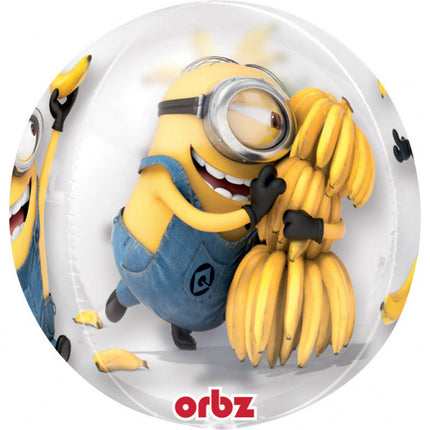 Balon z helem Minionki 40 cm pusty