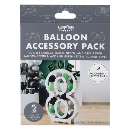 Balony na imprezę gamingową 12cm 40szt