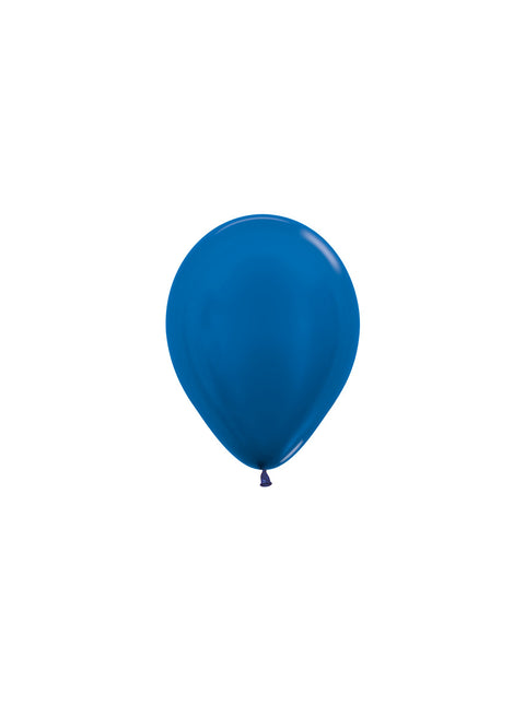 Balony Metallic Blue 12cm 50szt