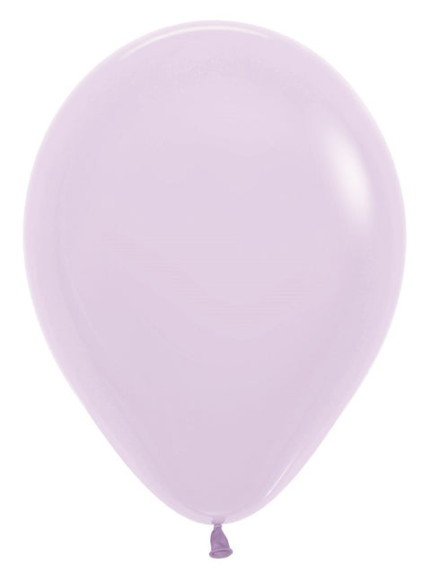 Balony Pastel Matte Lilac 30cm 12szt