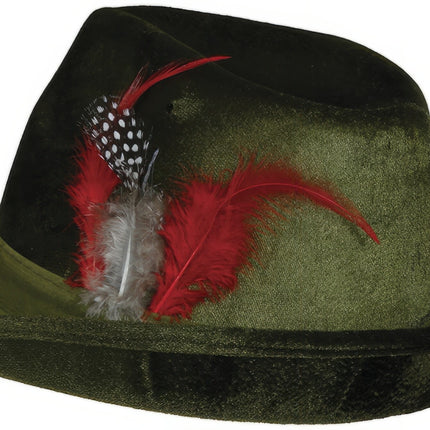 Oktoberfest Hat Tyrolean Feather