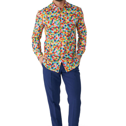 Party Confetti Shirt Men OppoSuits