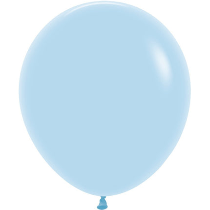 Balony Pastel Matte Blue 45cm 25szt