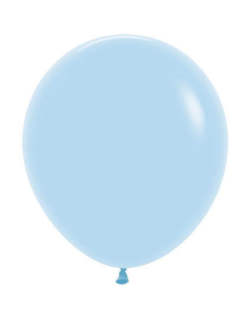 Balony Pastel Matte Blue 45cm 25szt