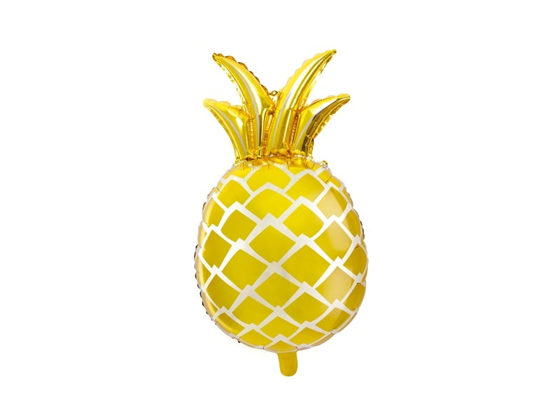 Balon helowy ananas złoty 63 cm