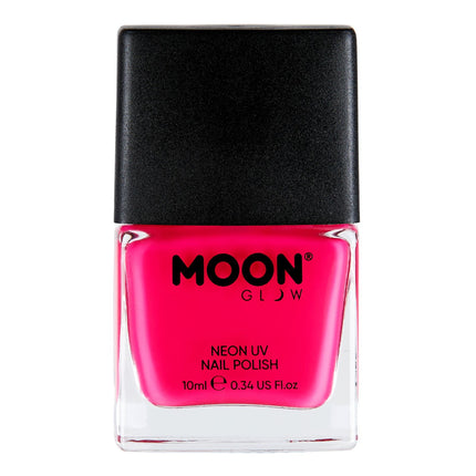 Moon Glow Intense Neon UV lakier do paznokci intensywny róż 14ml