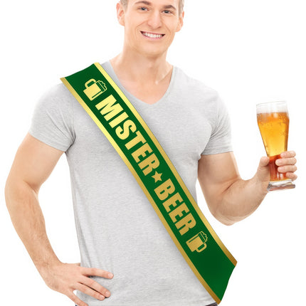 Beer Sash Mister Bear