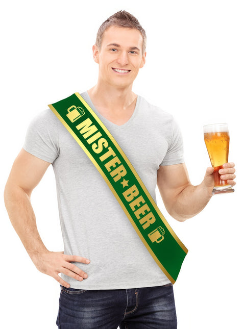 Beer Sash Mister Bear