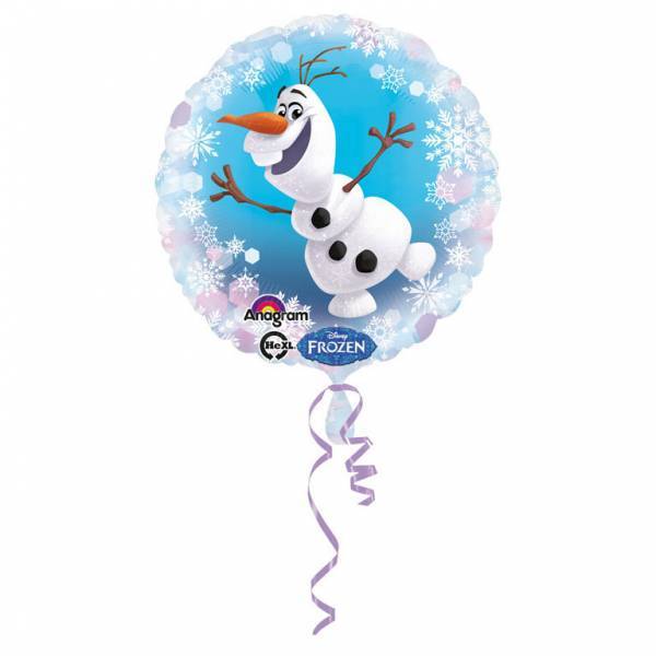 Balon helowy Frozen Olaf 43 cm pusty