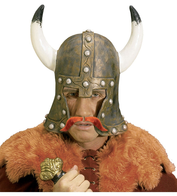 Viking Fake Mustache Red