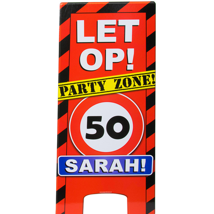 Znak ostrzegawczy Sarah 50 lat 62,5 cm