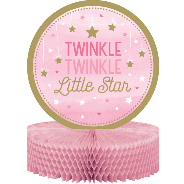 Różowy plaster miodu Twinkle Twinkle Little Star 23 cm