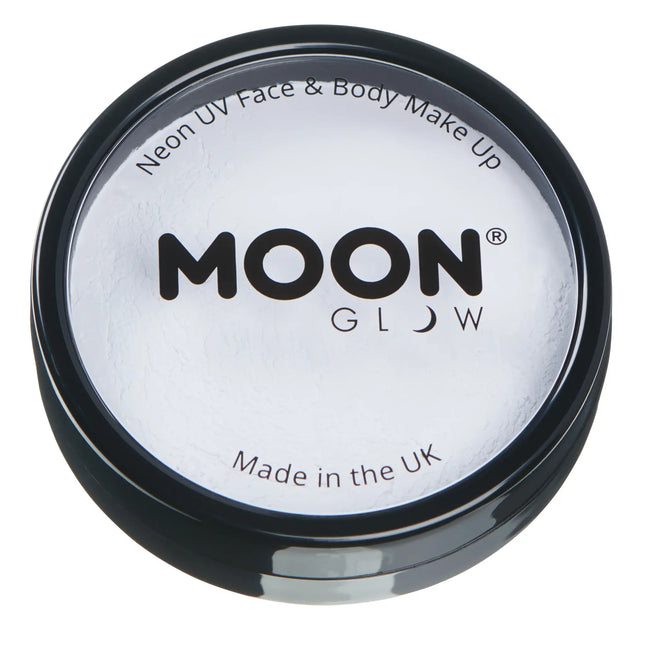 Farba do twarzy Moon Glow Neon UV Pro Cake Pots White 36g