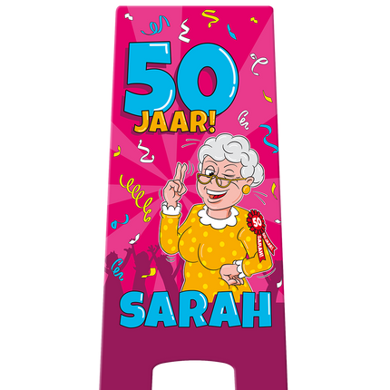 Znak ostrzegawczy Sarah Cartoon 58cm