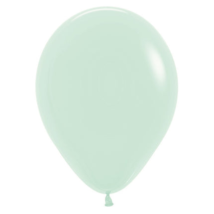 Balony Pastel Matte Green 23cm 50szt