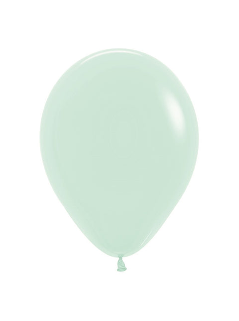 Balony Pastel Matte Green 23cm 50szt
