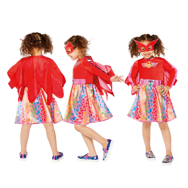Kostium dziecięcy Owlette Rainbow Dress 6/8 lat
