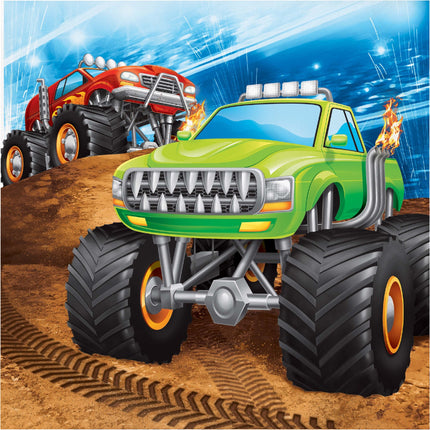 Serwetki Monster Truck 33cm 16szt