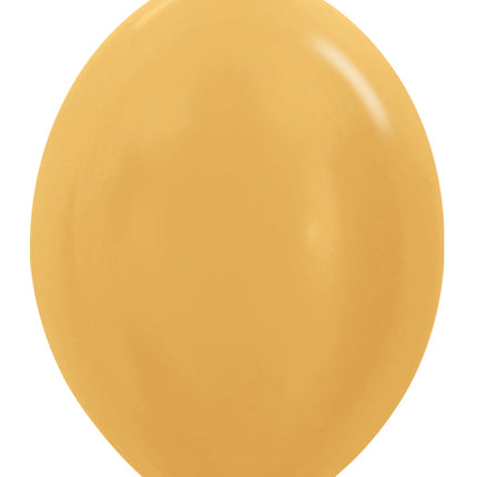 Balony Metallic Gold 30cm 50szt