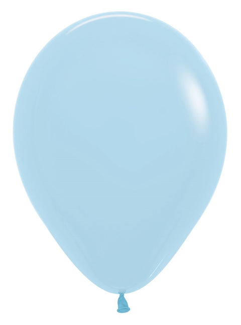 Balony Pastel Matte Blue 30cm 50szt