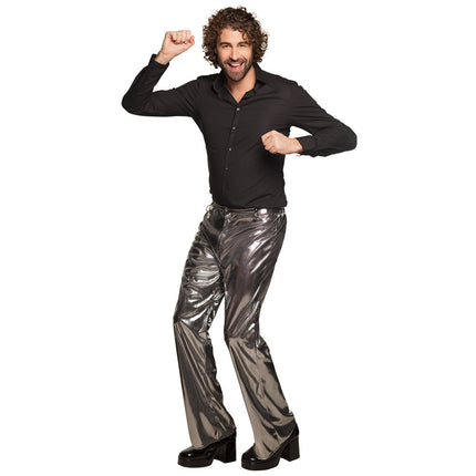 Silver Disco Trousers M/L