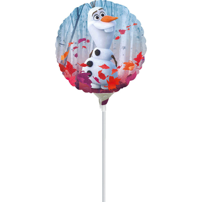 Frozen 2 Balon foliowy Mini Olaf 27 cm