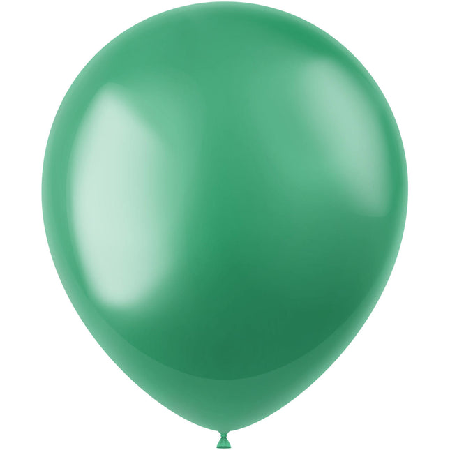 Zielone balony Metallic Regal Green 33cm 10szt