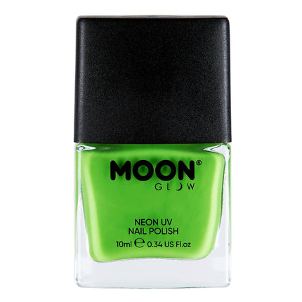 Moon Glow Intense Neon UV lakier do paznokci intensywnie zielony 14ml