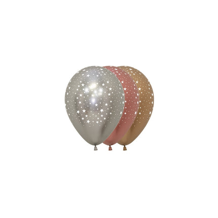 Balony Stars Reflex Mix 12cm 50szt