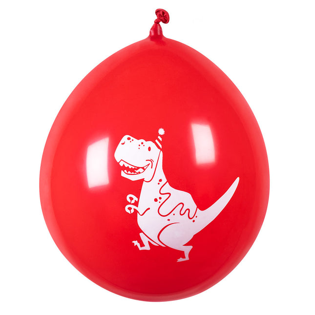 Balony Dino 25cm 6szt